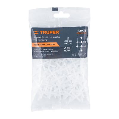 SEPARADORES DE LOSETAS 2MM 200PZAS TRUPER (12972)